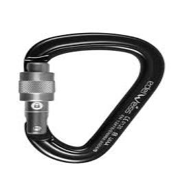 EDELWEISS LINK SCREW CARABINER-BLACK - Stepin Adventure #