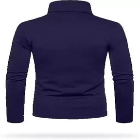 EVEREST HARDWEAR HIGH NECK T SHIRT-BLUE-S - Stepin Adventure #