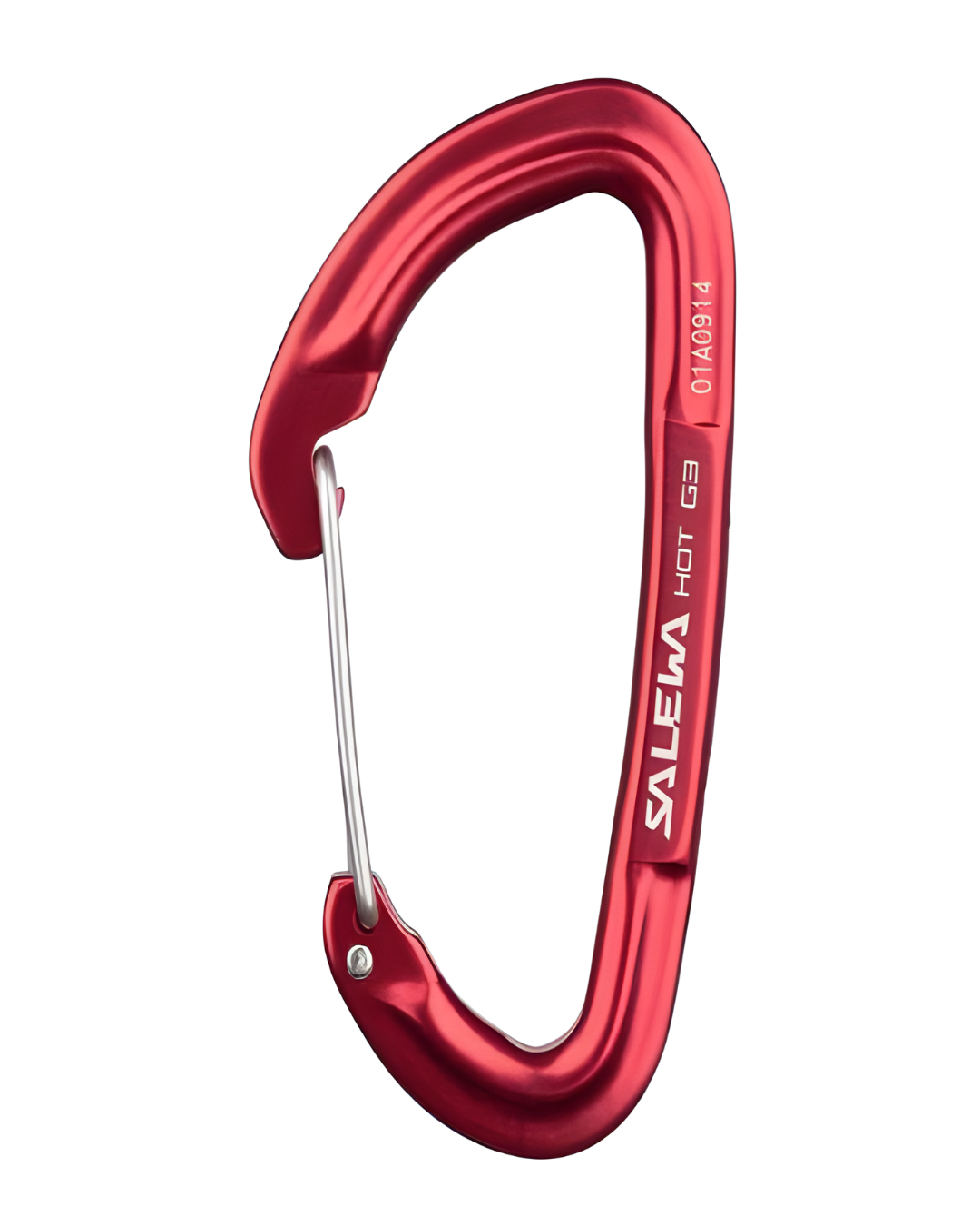 SALEWA HOT G3 WIRE CARABINER-RED