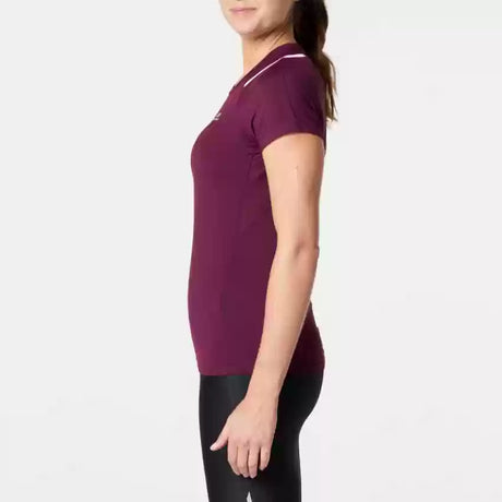 KALENJI HALF SLEEVES T SHIRT-MAROON-XS - Stepin Adventure