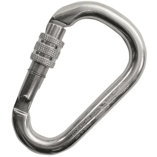 KONG HMS ALU SCREW CARABINER-GREY - Stepin Adventure #