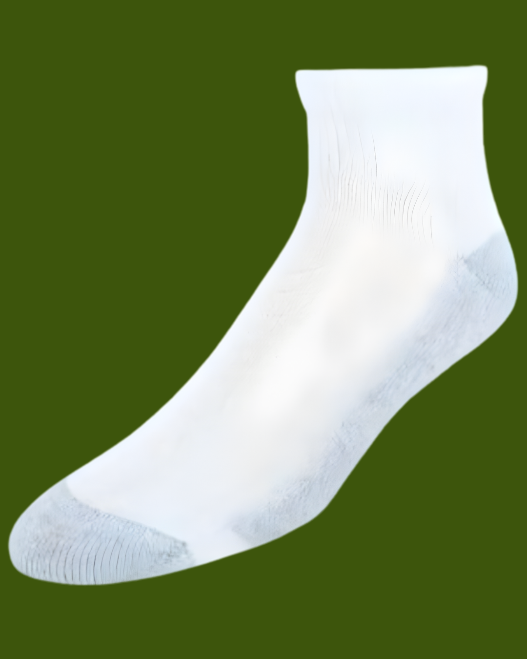 HANS MEN'S ANKLE LENGTH SOCKS(FREE SIZE)-WHITE