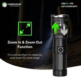 VANRAKSHAK FL-P18 LED SEARCHLIGHT | CAMPING, TREKKING & EMERGENCY USE | RECHARGEABLE