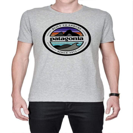 PATAGONIA HALF SLEEVES T-SHIRT-GREY-L - Stepin Adventure