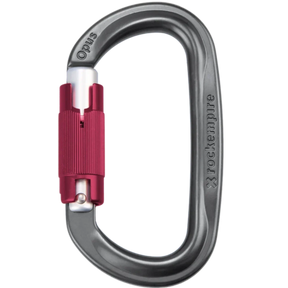 ROCK EMPIRE OPUS AL TWIST LOCK CARABINER -GREY - Stepin Adventure