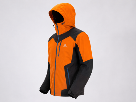 SALOMON WATERPROOF JACKET-ORANGE-M