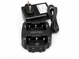 Sanchar G6U dual slot walkie talkie charger with AC adapter