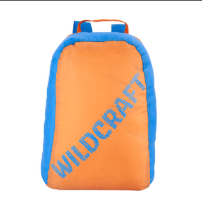 WILDCRAFT PAC N GO BACKPACK BLACK / ORANGE - Stepin Adventure #