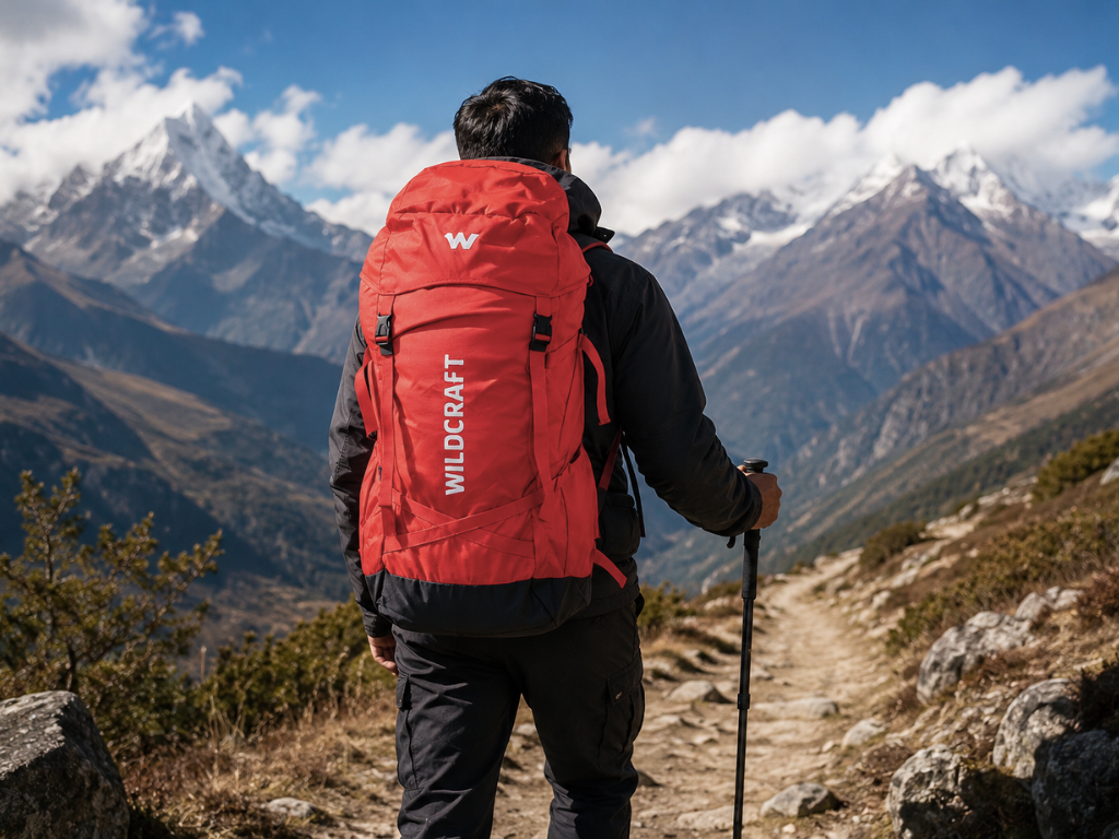 Wildcraft Highlander 55L outdoor backpack for trekking camping and adventure travel