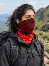 4FUN MULTIFUNCTIONAL SCARF POLARTEC KITE RED