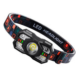 ZL-009 RECHARGEABLE LED HEADLAMP | MOTION SENSOR USB HEAD TORCH