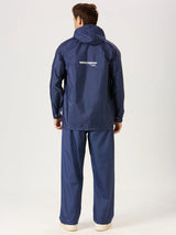 ZEEL MEN'S LIGHTWEIGHT WATERPROOF RAIN SUIT | HOODED RAIN JACKET & PANTS FOR TREKKING & OUTDOOR USE