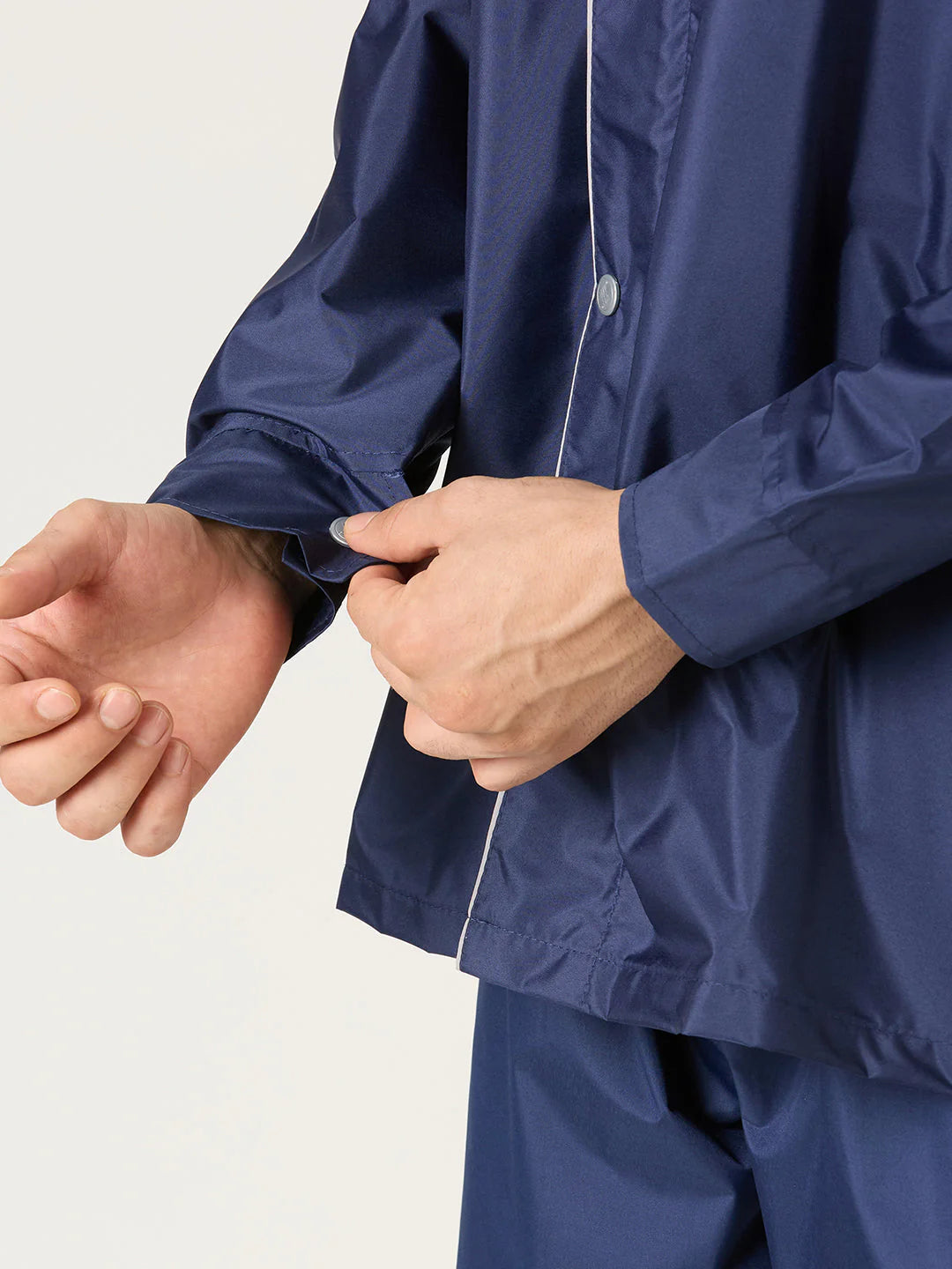 ZEEL MEN'S LIGHTWEIGHT WATERPROOF RAIN SUIT | HOODED RAIN JACKET & PANTS FOR TREKKING & OUTDOOR USE