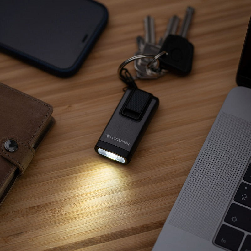 LEDLENSER K6R GREY KEYCHAIN TORCH