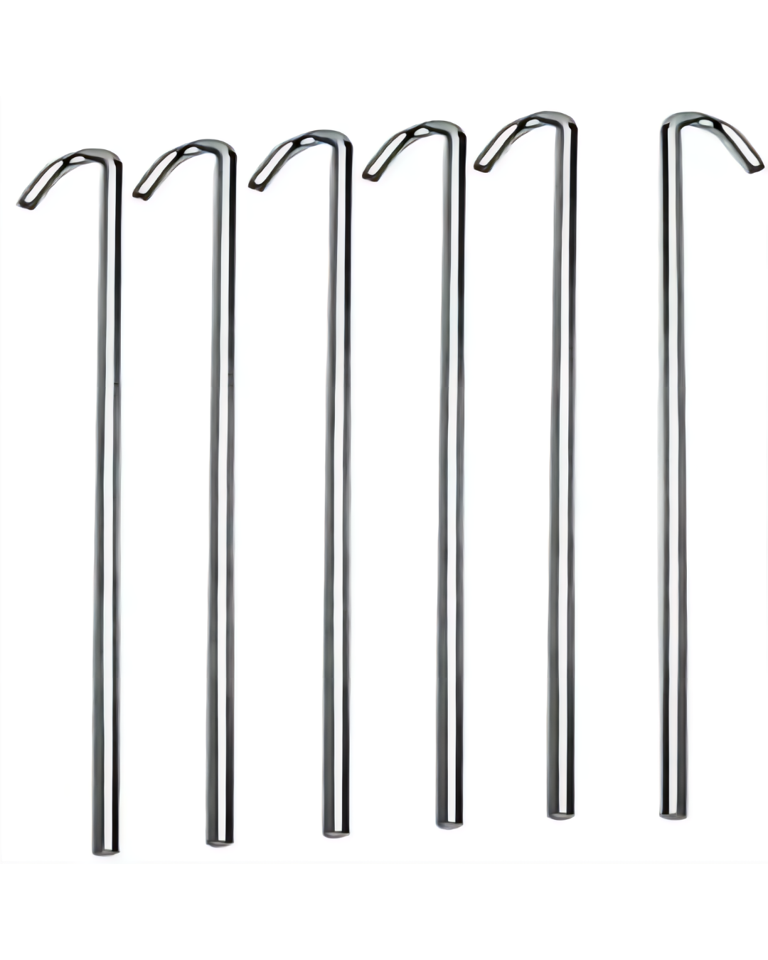 GIPFEL ALUMINIUM HOOK GROUND ANCHORS SET OF 6