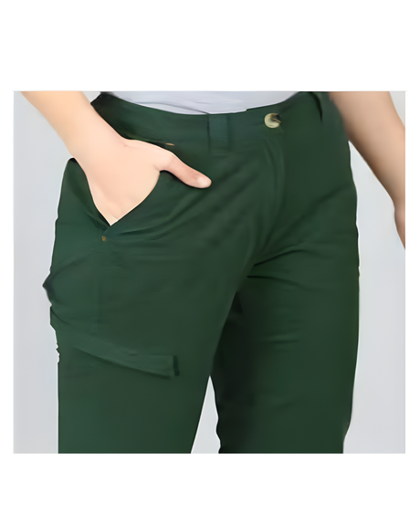 WILDCRAFT WOMEN CAMPING PANT-GREEN-L
