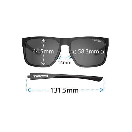 TIFOSI SWICK SATIN BLACK CRIMSON