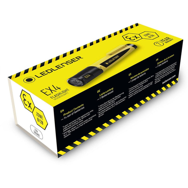 LEDLENSER EX4 INTRINSICALLY SAFE LED FLASHLIGHT