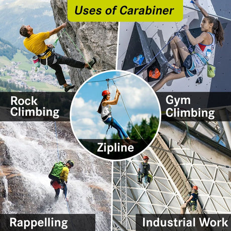 EDELRID HMS SCREW STEEL CARABINER - Stepin Adventure #