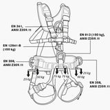 EDELRID VERTIC TRIPLE LOCK II HARNESS