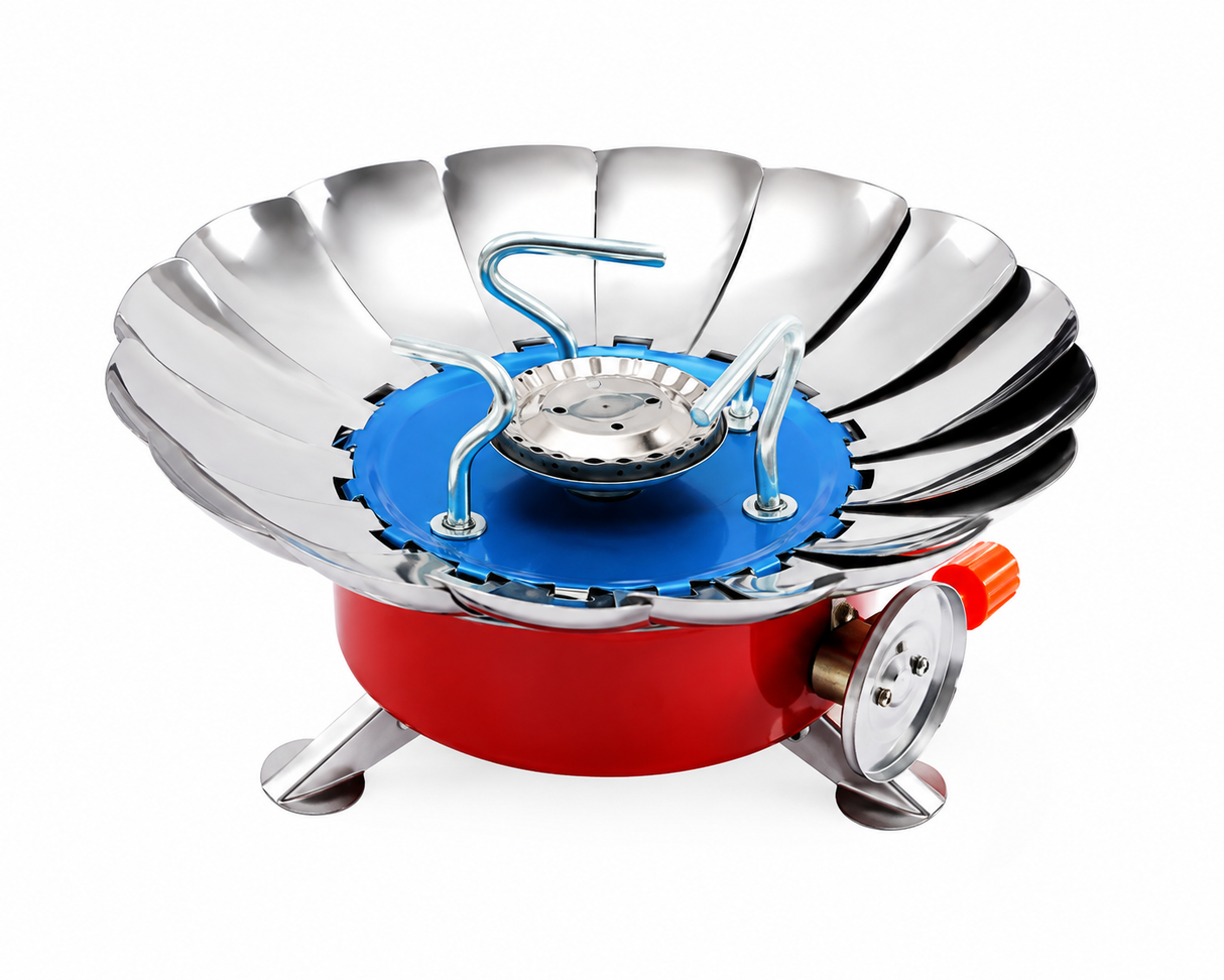 LOTUS MINI CAMPING STOVE | PORTABLE BACKPACKING GAS STOVE