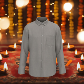 ADTIRE FULL SHIRT-GREY-S - Stepin Adventure #