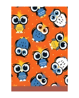 4FUN MULTIFUNCTIONAL SCARF POLARTEC KID-OWL ORANGE/FOX - Stepin Adventure #