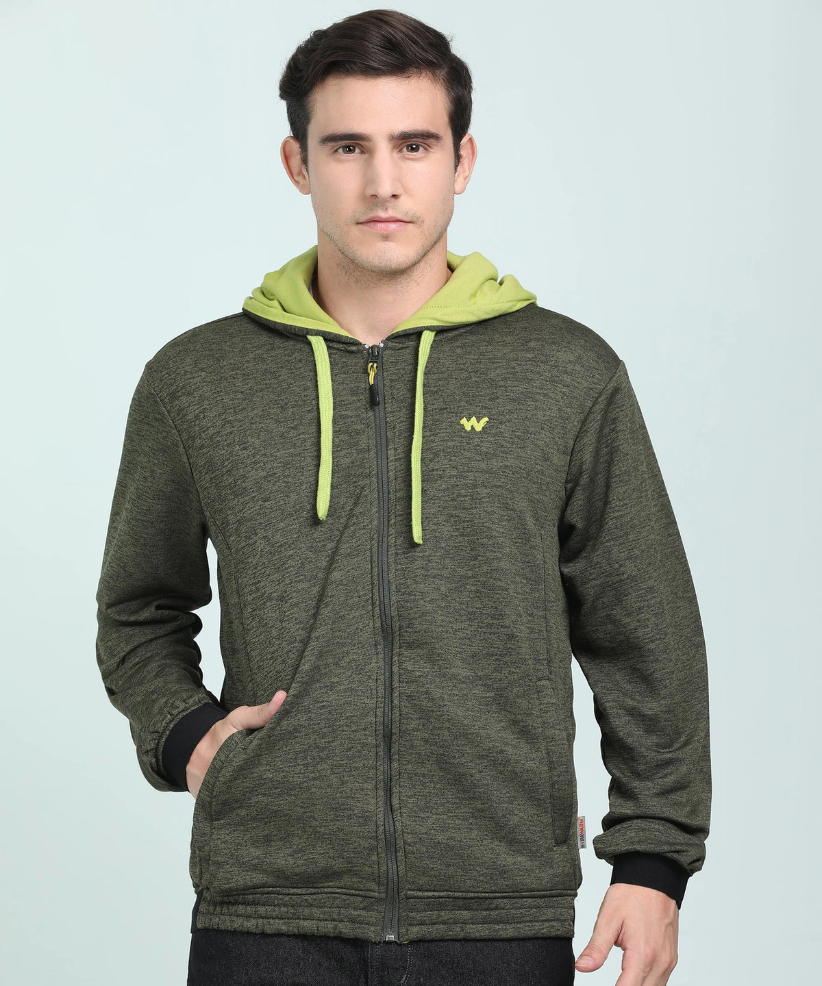 WILDCRAFT MENS ZIP HOOD SWEATSHIRT