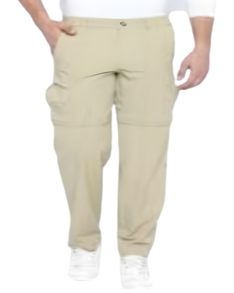 WILDCRAFT CONVERTIBLE NYLON PANT- BEIGE