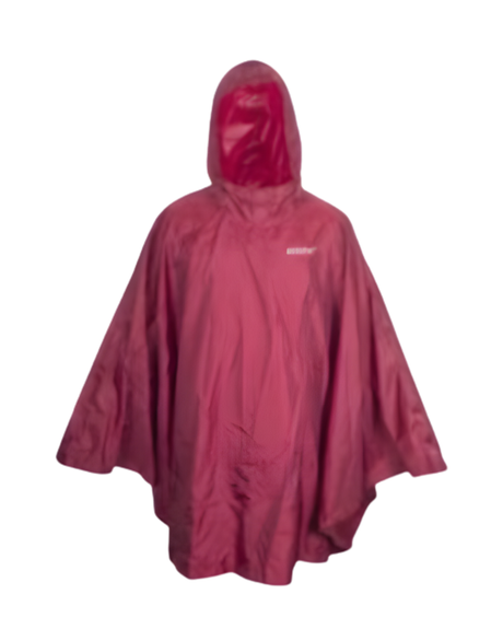 WILDCRAFT RAIN BASIC PONCHO MAROON