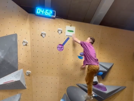 DEEPRON SCEV-1 SPEED CLIMBING TIMER SYSTEM FOR TRAINING & COMPETITION WALLS