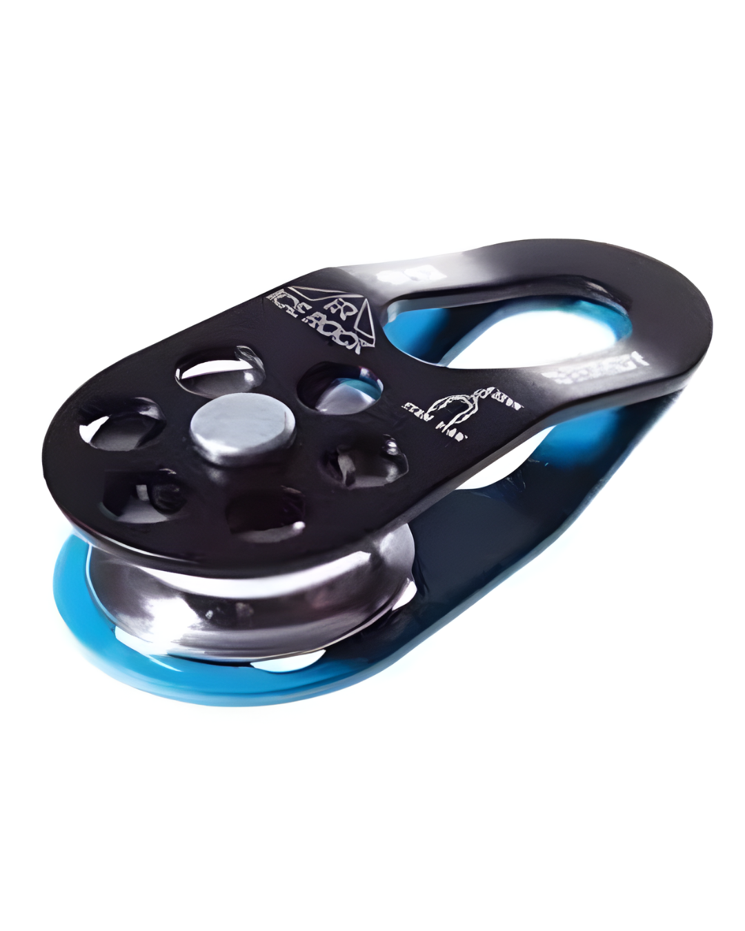VERTICAL SINGLE PULLEY TWIST SS ROLLER BLACK / BLUE