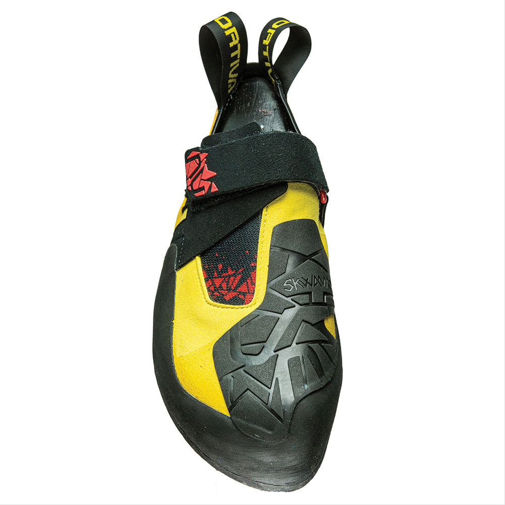 LA SPORTIVA SKWAMA CLIMBING SHOES-BLACK/YELLOW UK 4/37