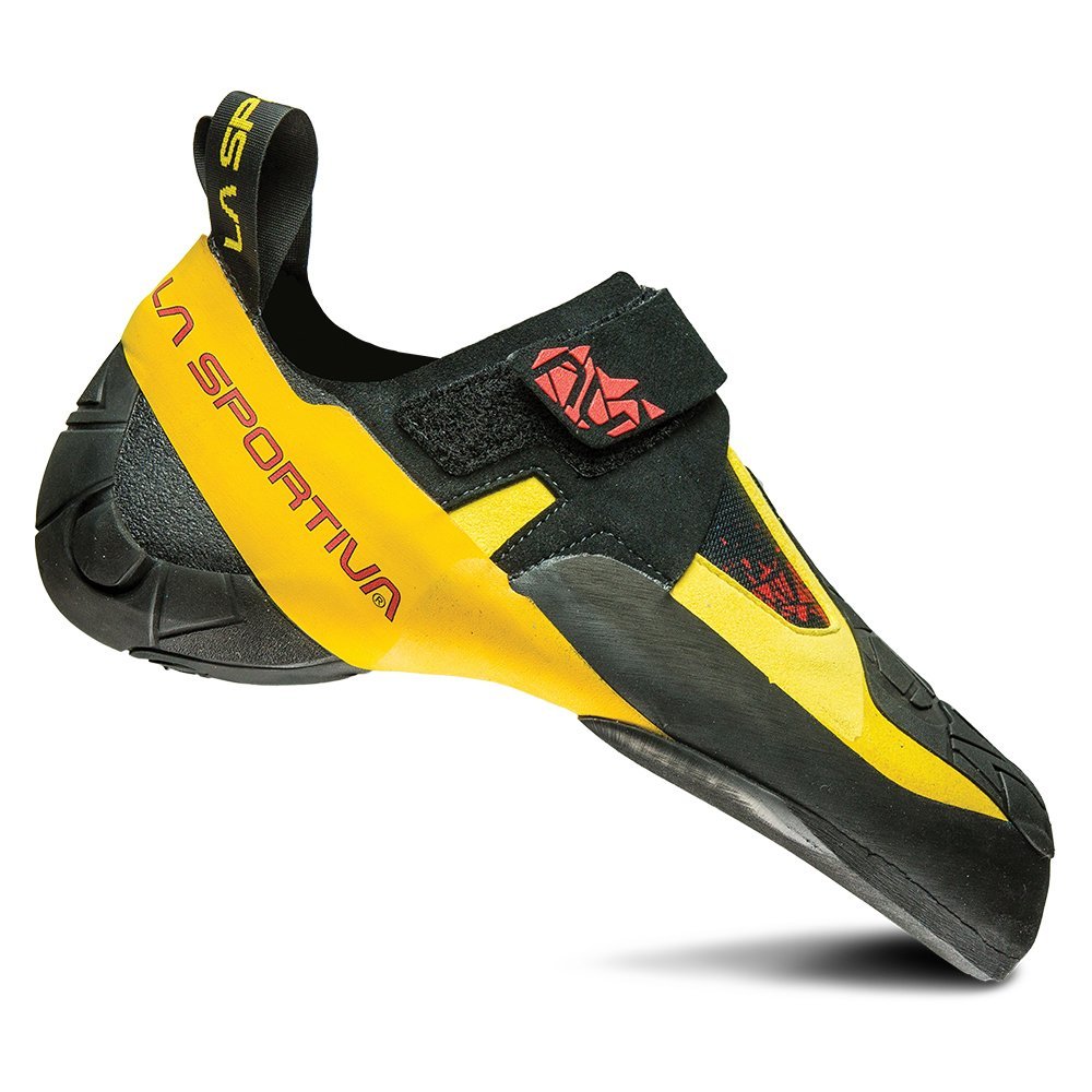 LA SPORTIVA SKWAMA CLIMBING SHOES-BLACK/YELLOW UK 4/37